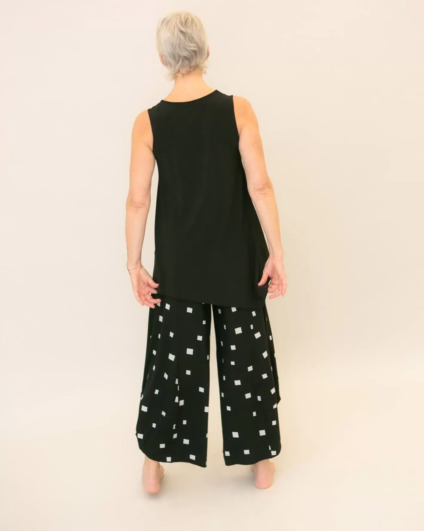 Abby Punto Pants, Squares | Alembika Cheap