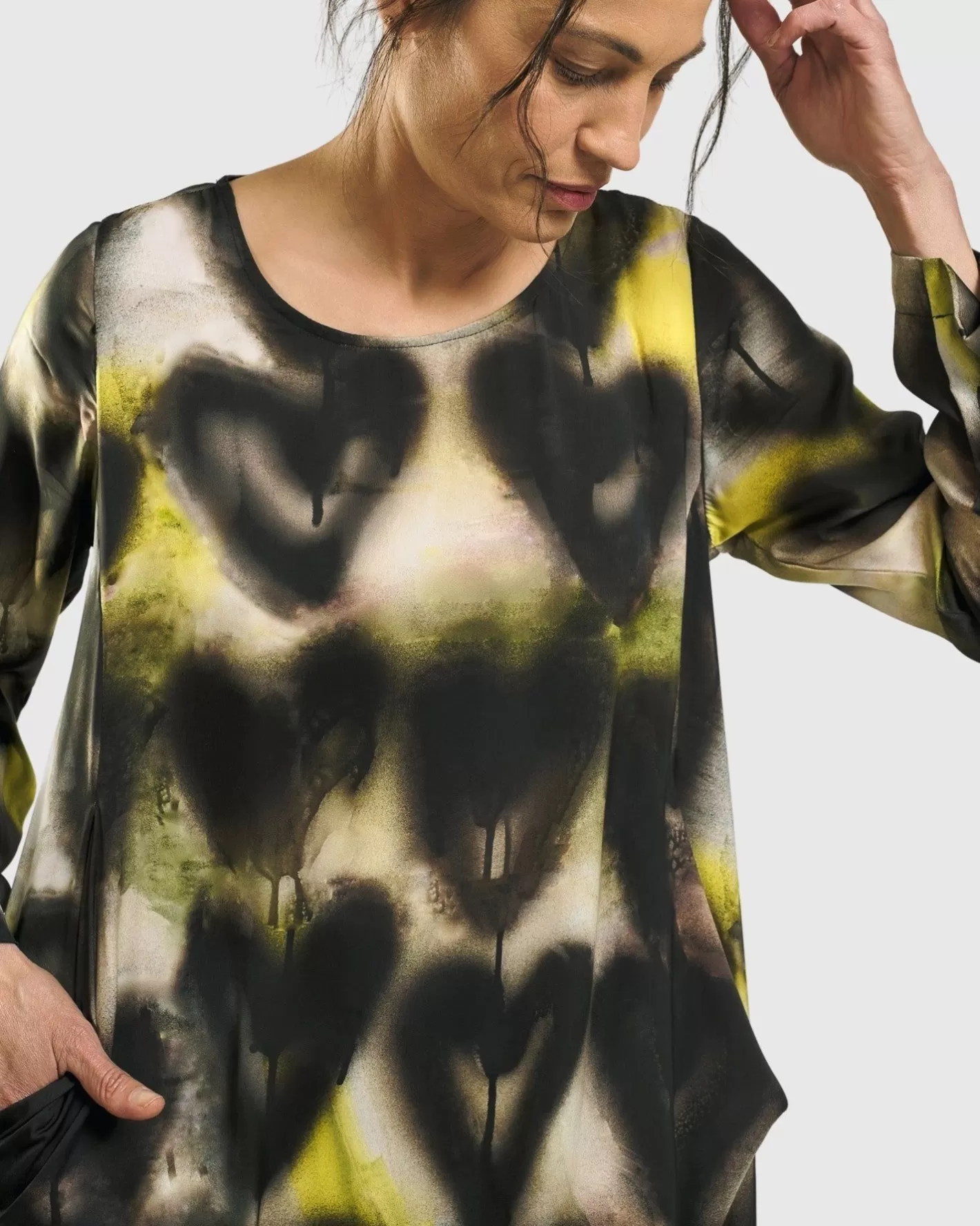 Amore Tunic Top, Hearts | Alembika Discount