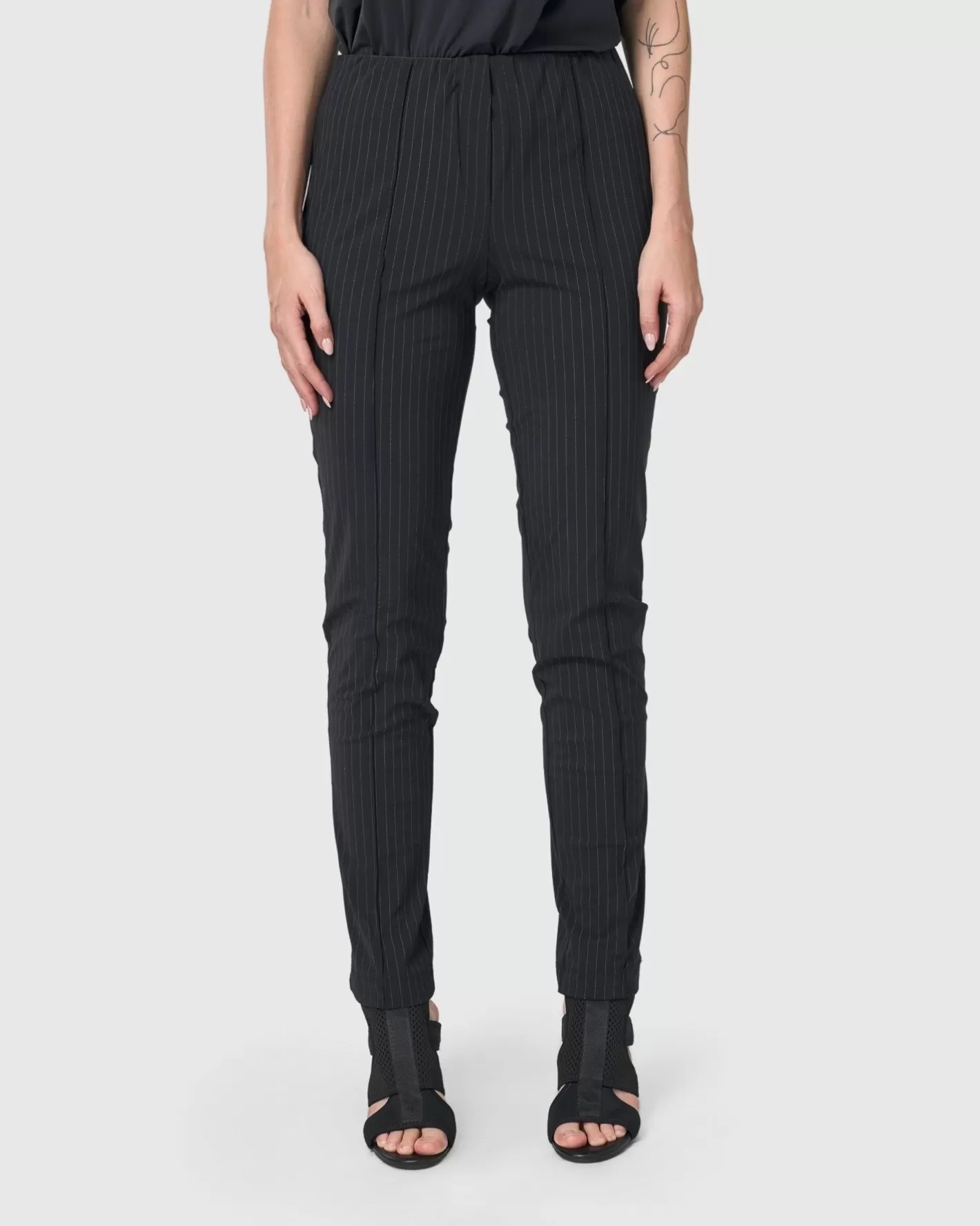 Audrey Slim Pants, Pinstripes | Alembika Best Sale