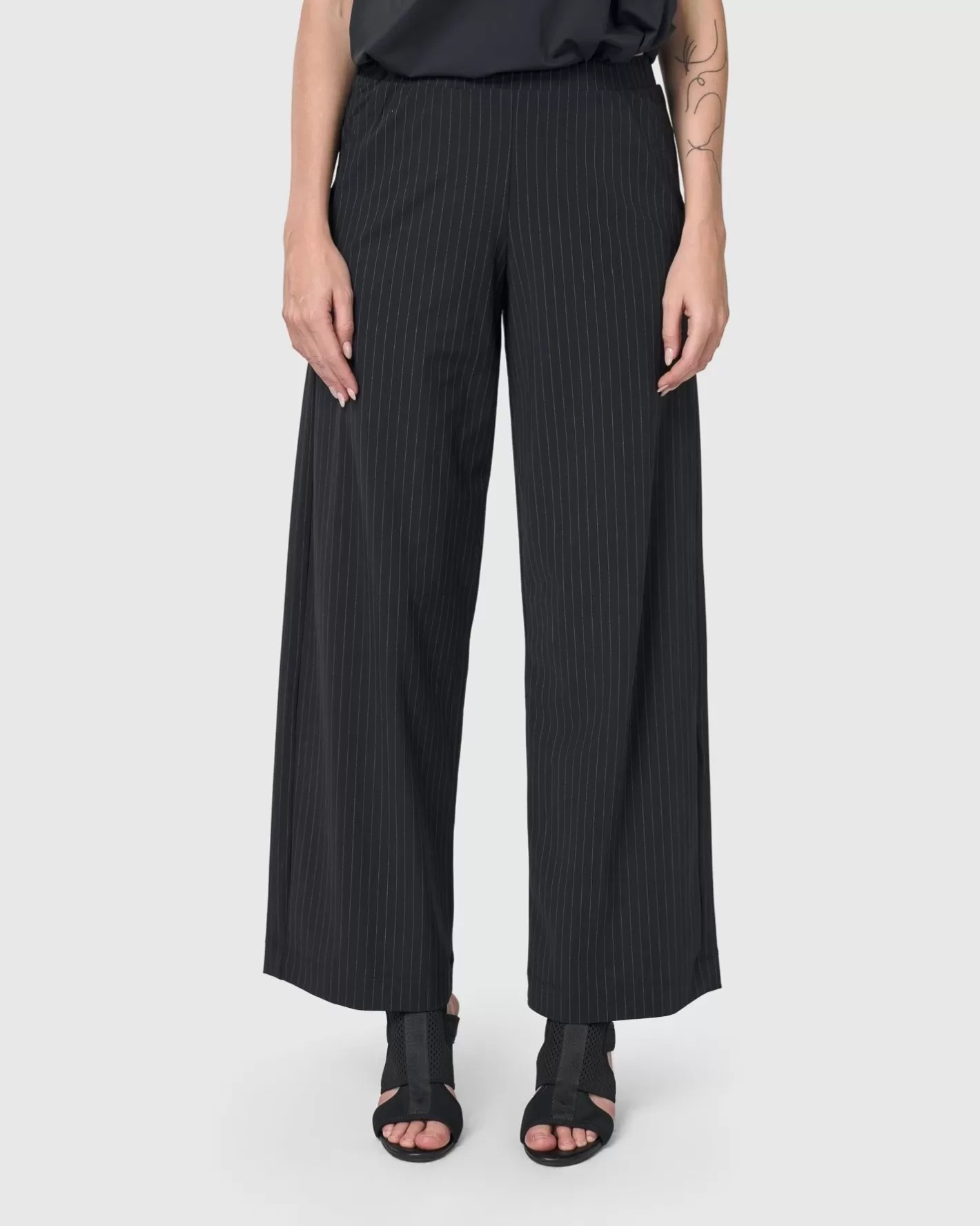 Audrey Straight Leg Pants, Pinstripes | Alembika Cheap