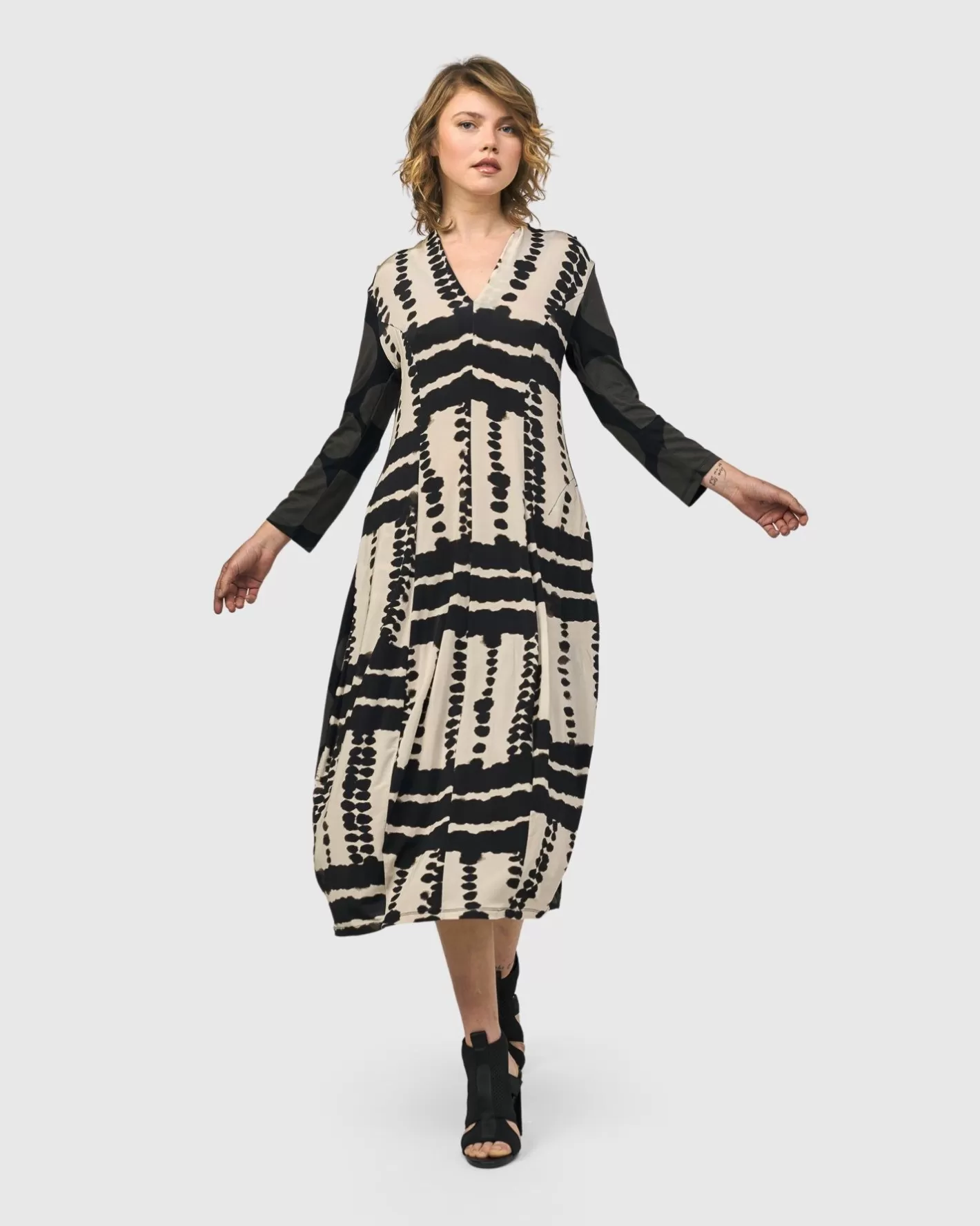 Chicha Cocoon Dress, Savanna | Alembika Clearance