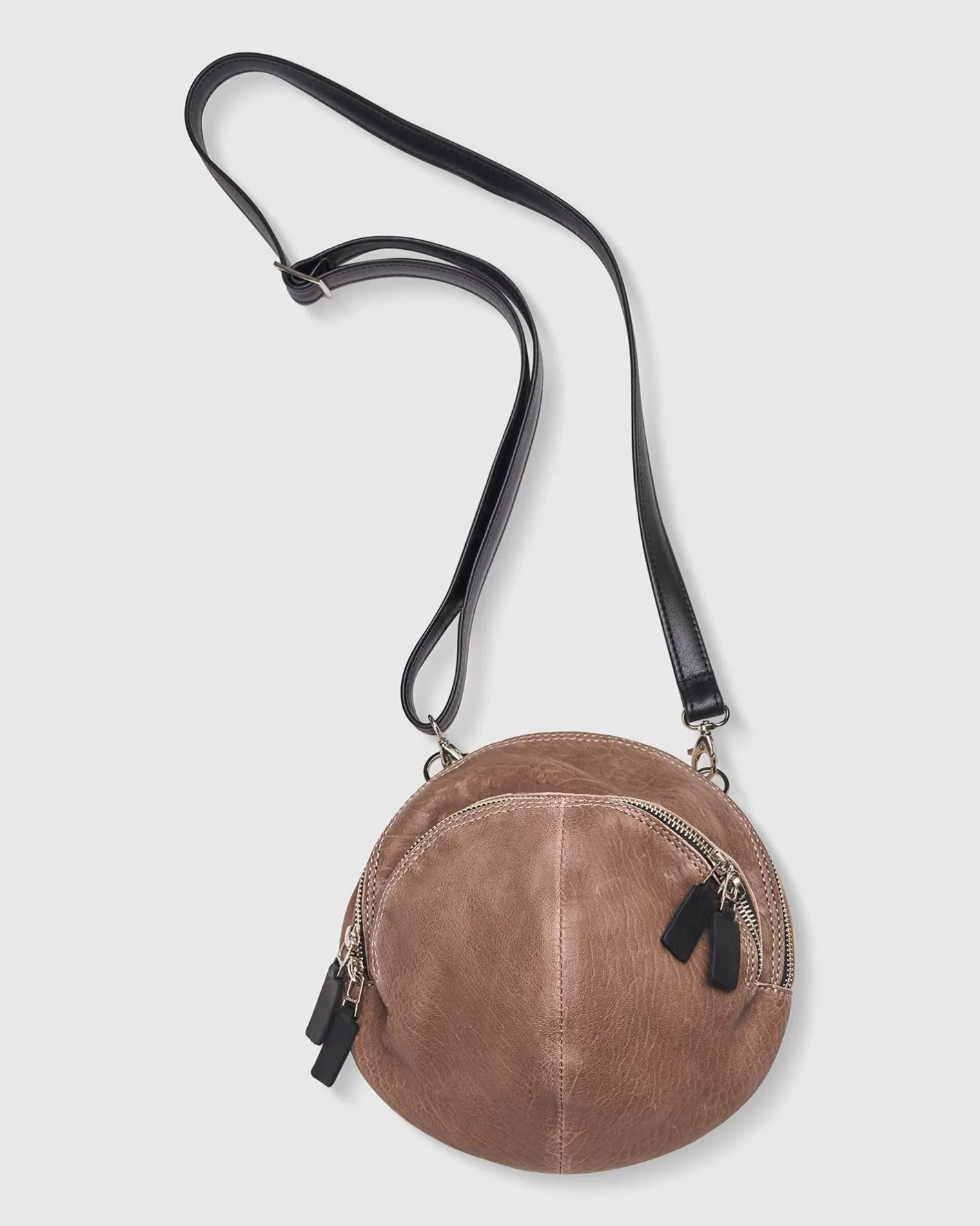 Circle Canteen Bag, Wood | Alembika Clearance