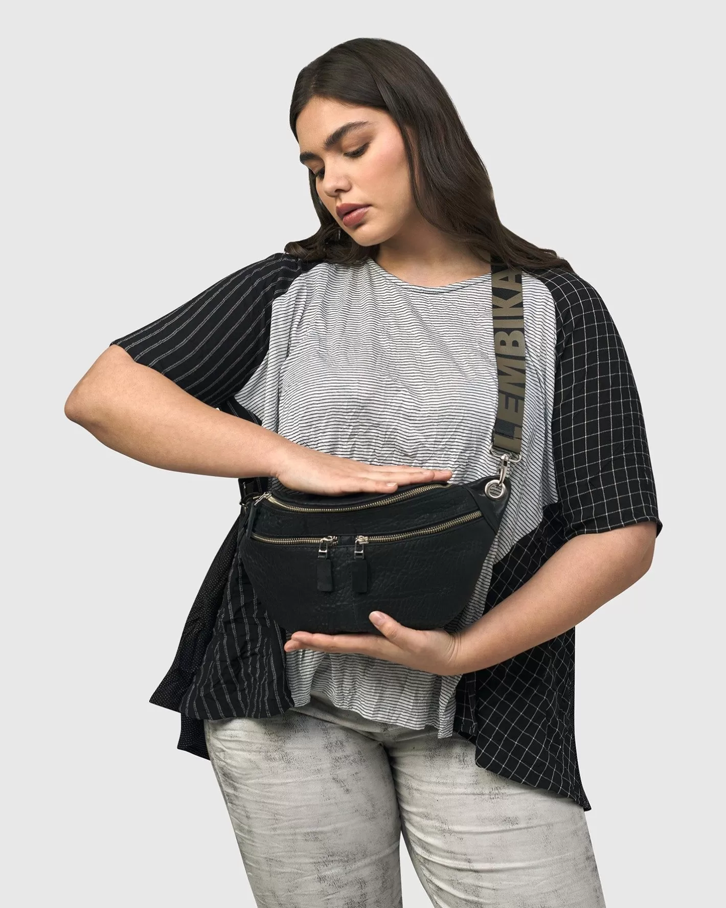 Crossbody Sling Bag, Black | Alembika Fashion