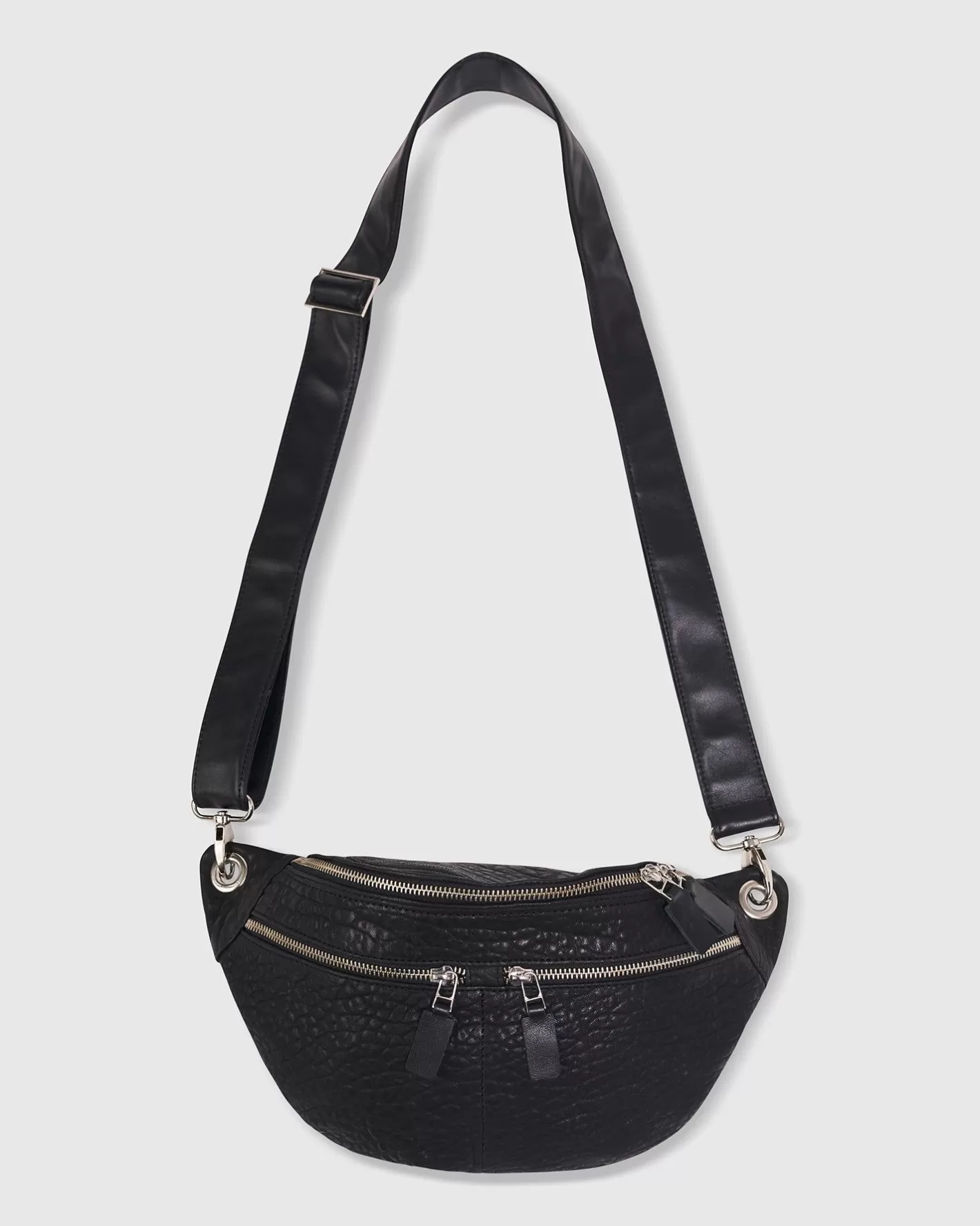 Crossbody Sling Bag, Black Strap | Alembika Clearance