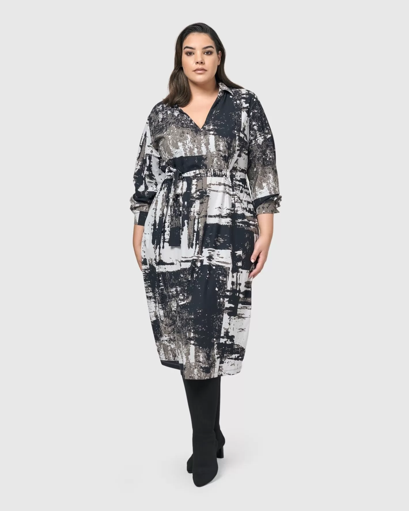 Digi Midi Dress, Marble | Alembika Online