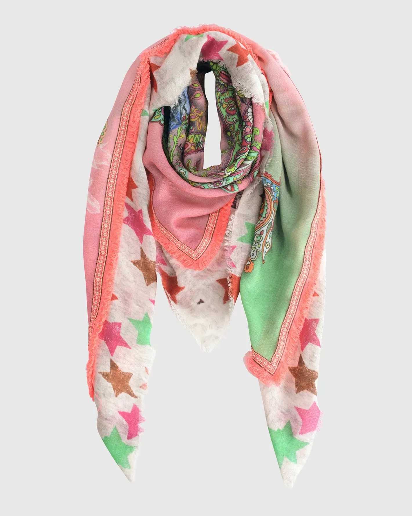 Discoteque Scarf, Stars | Alembika Fashion