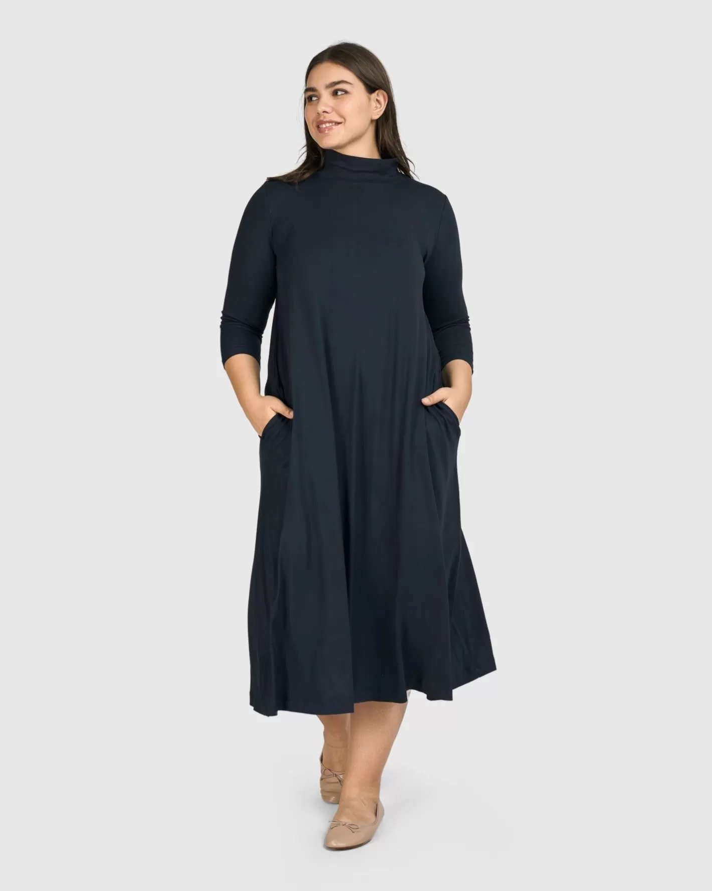 Essential A-Line Dress, Ocean | Alembika Store