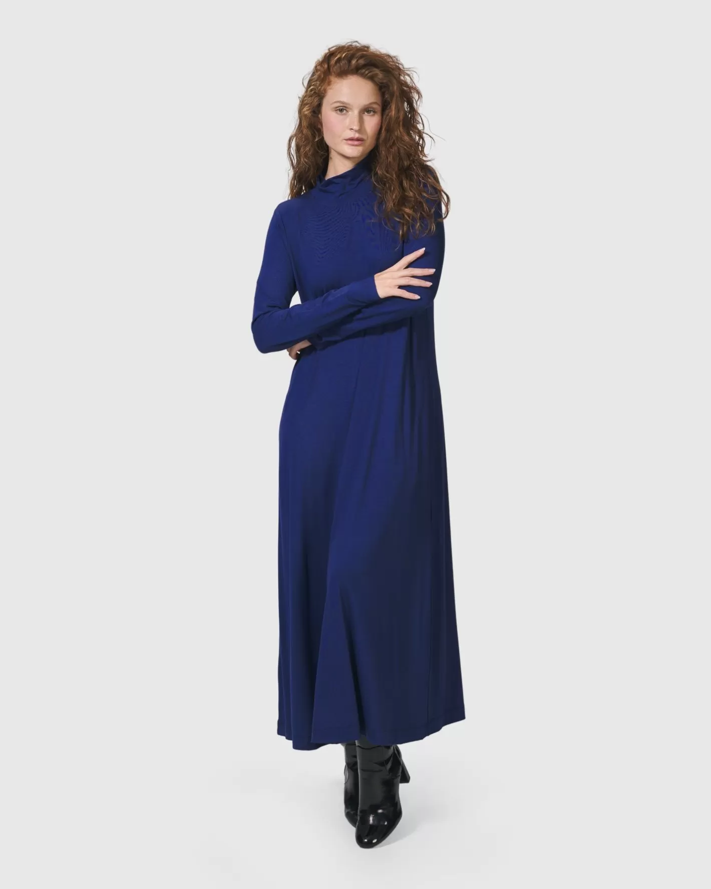 Essential A-Line Dress, Royal Blue | Alembika Best Sale