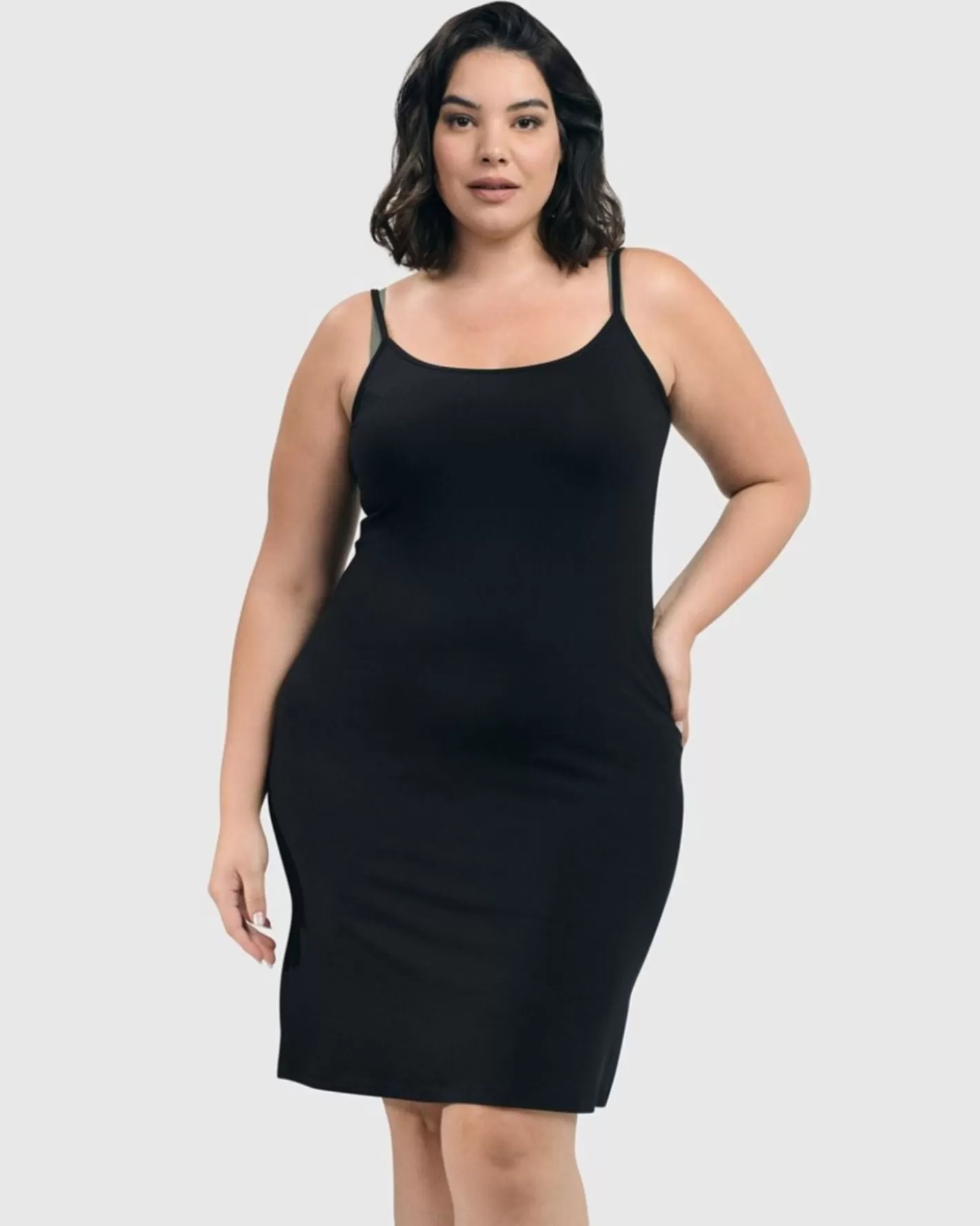 Essential Slip Dress, Black | Alembika Best