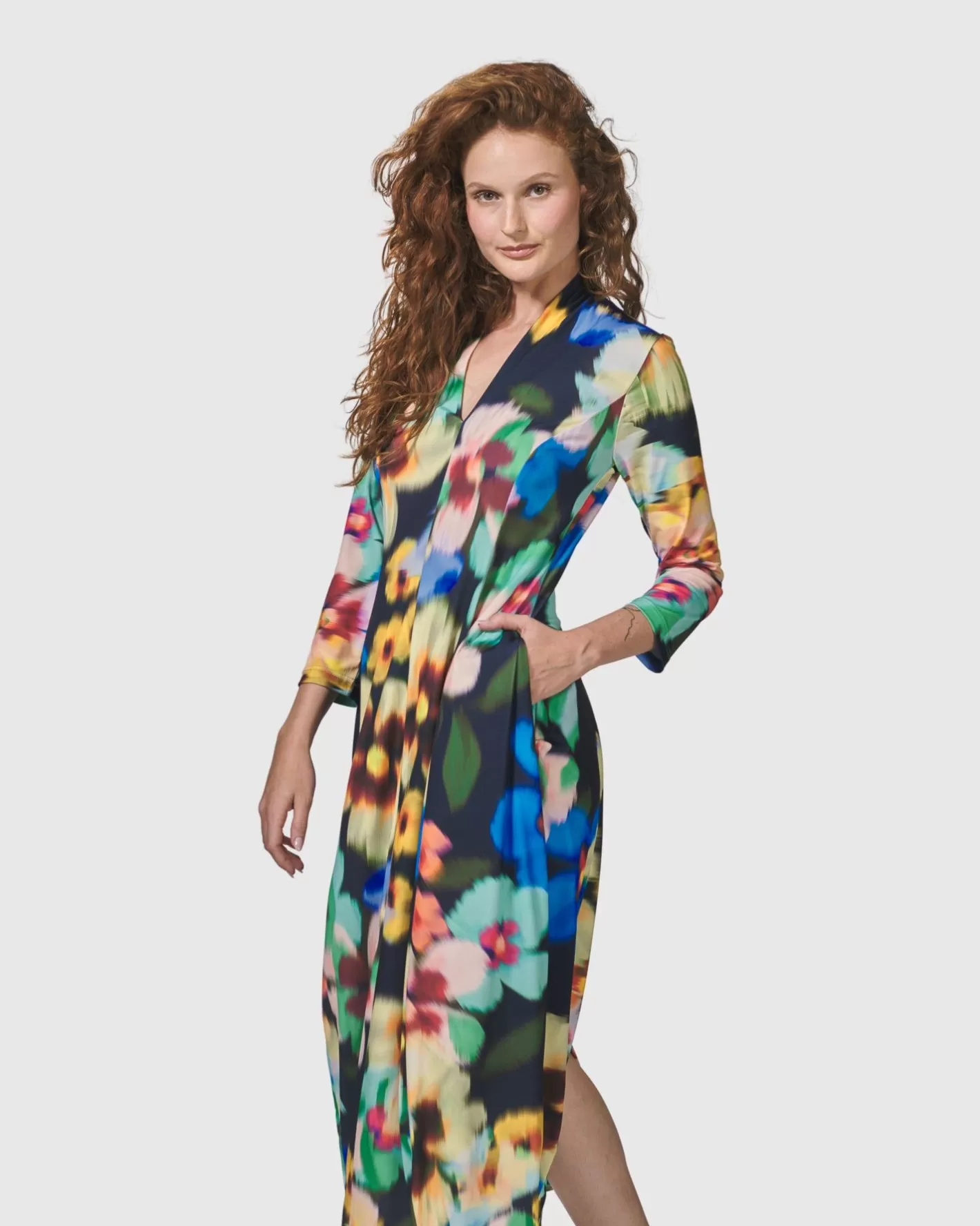 Forget-Me-Not Cocoon Dress, Garden | Alembika Online