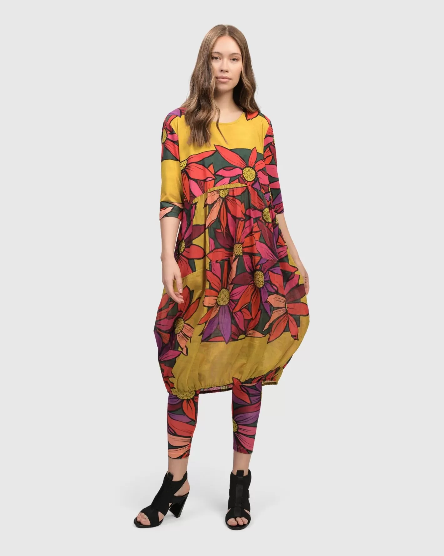 Jasmine Relaxed Dress, Bouquet | Alembika Online