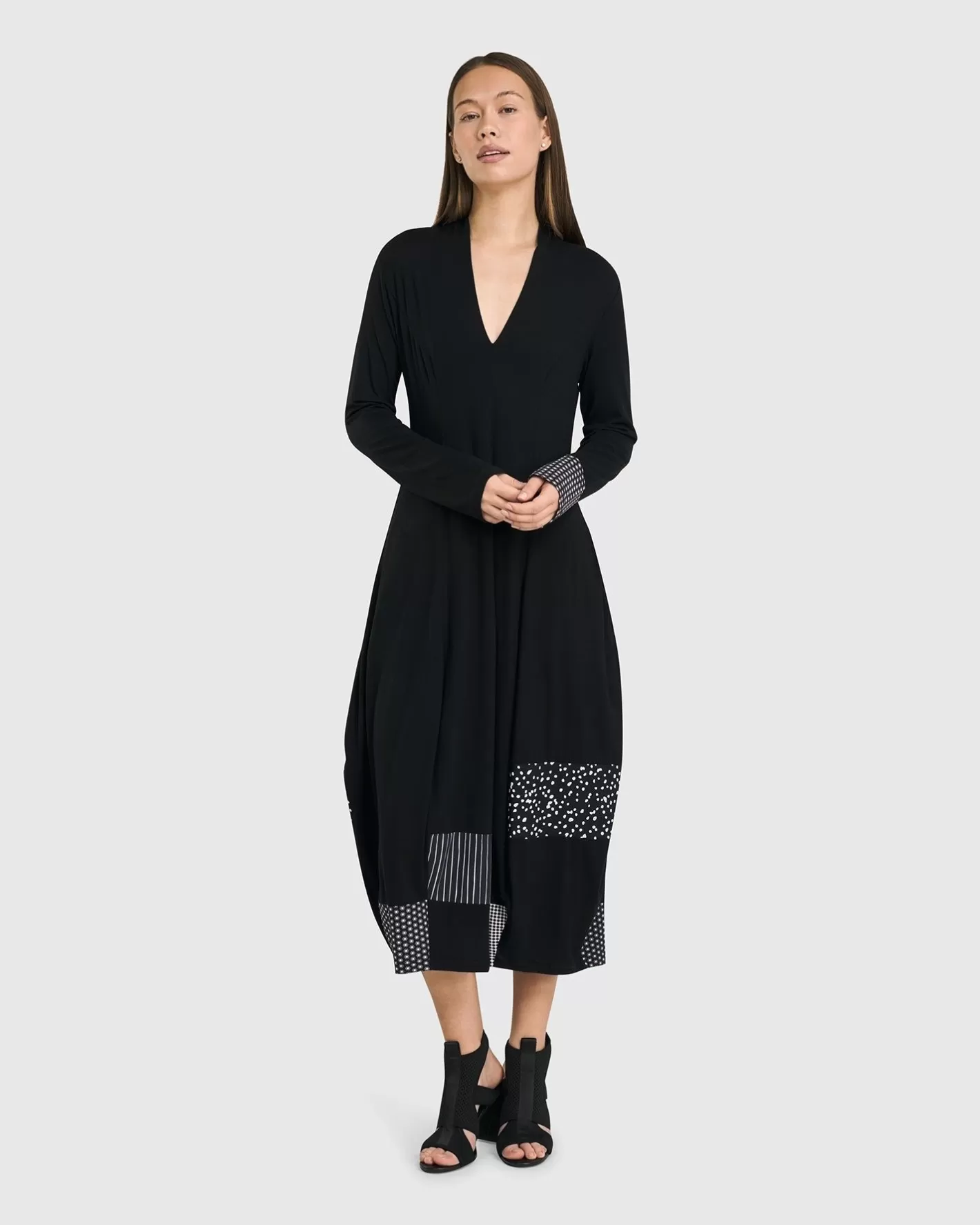 Josie Cocoon Dress, Mono | Alembika Hot