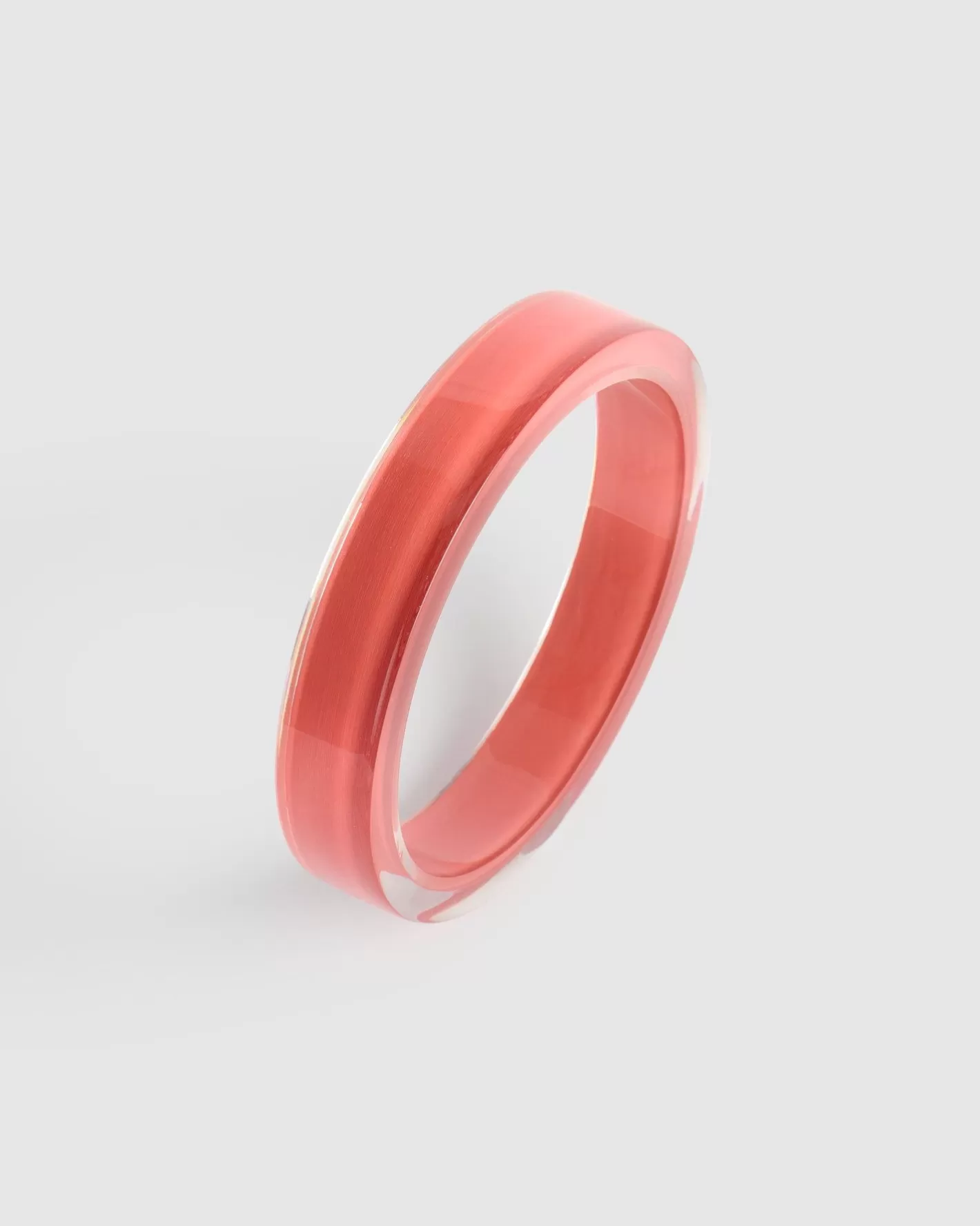 Minimalist Bangle Bracelet, Coral | Alembika Best Sale