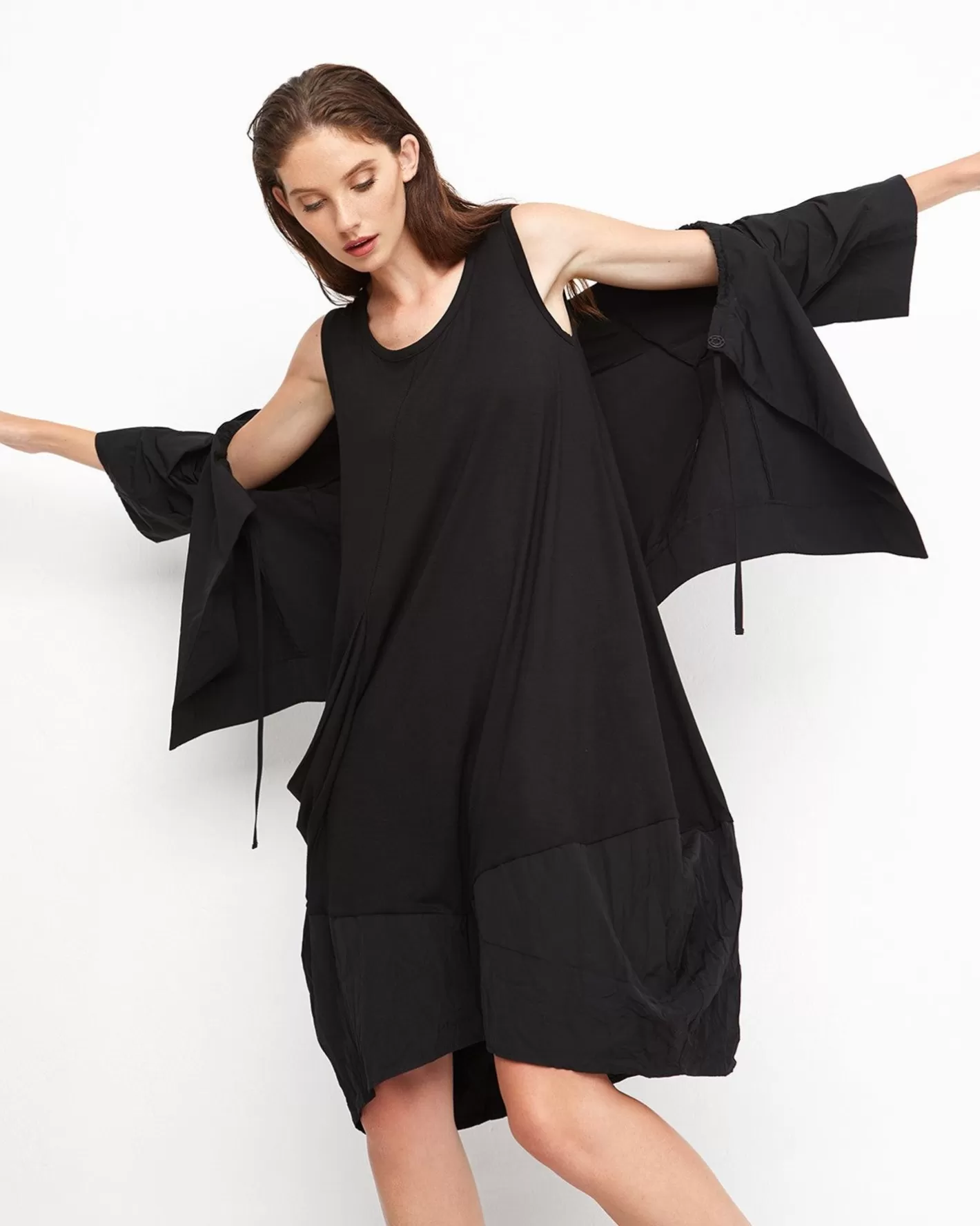 Ozai N Ku Parachute Dress, Black | Alembika Best Sale