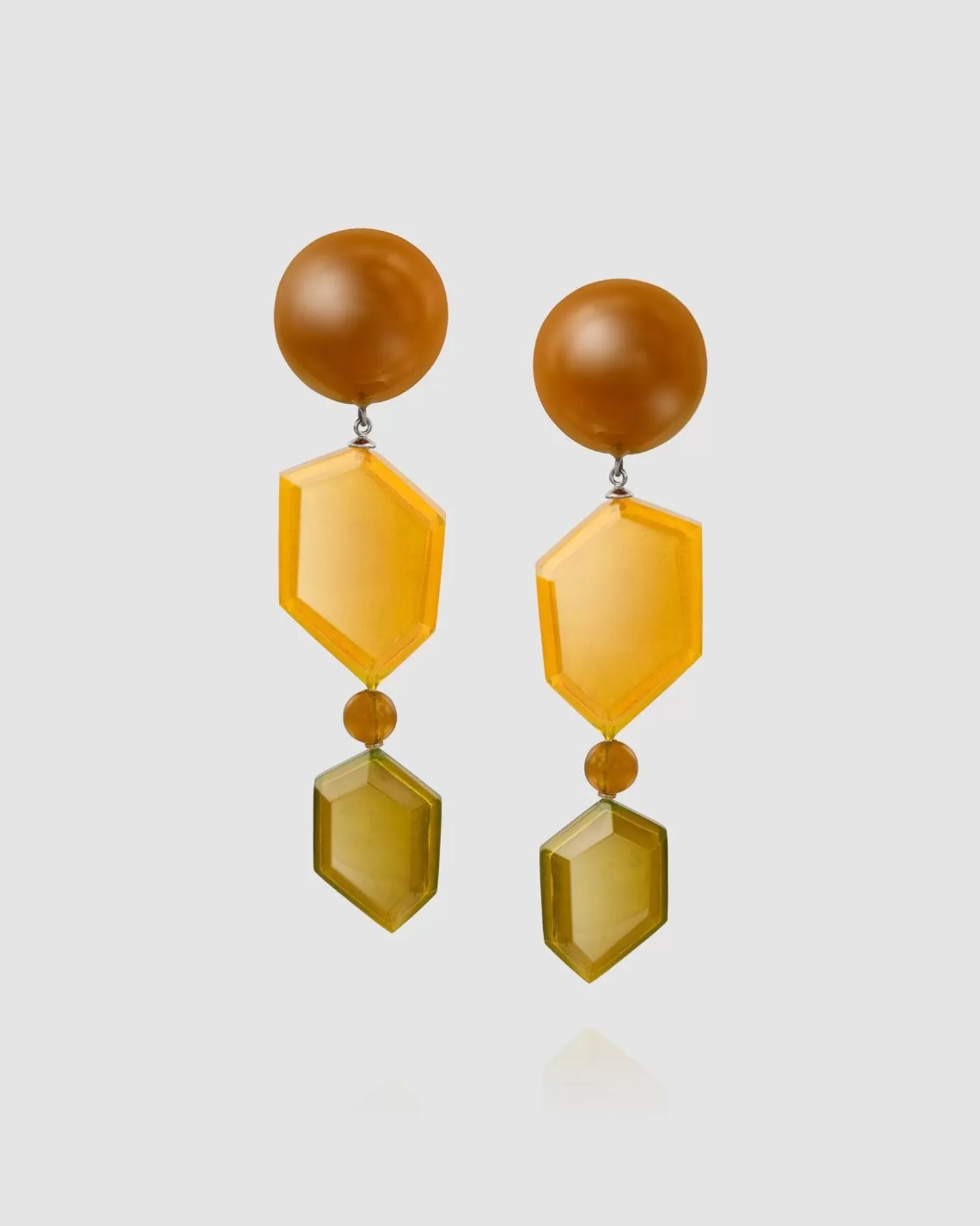 Spice Drop Earrings, Gold Multi | Alembika New