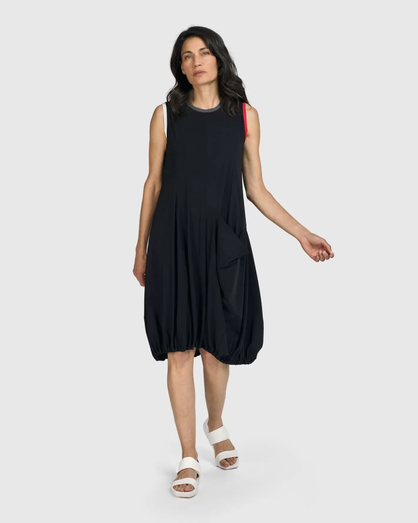 Tekbika Camille Sleeveless Dress, Black | Alembika Store