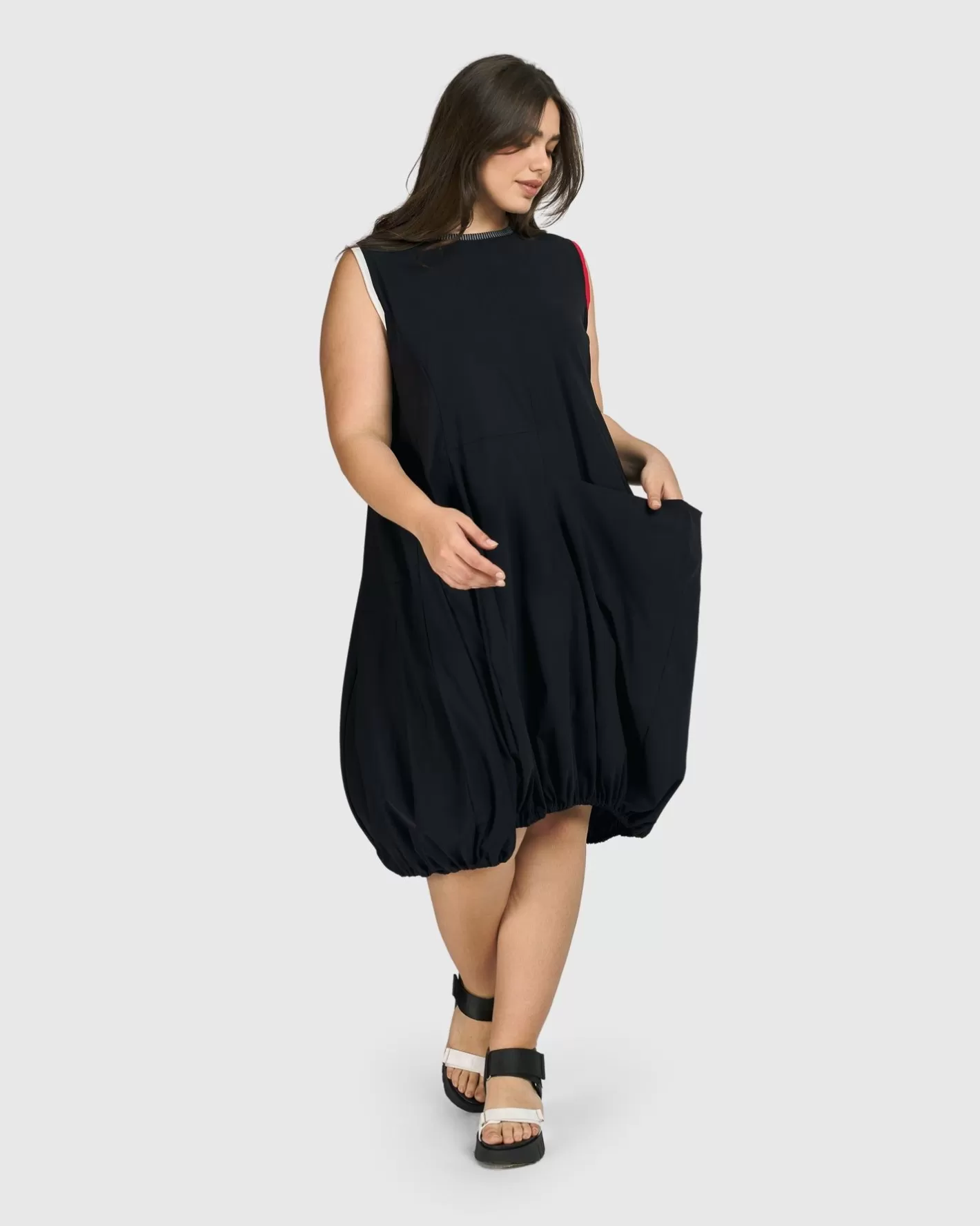 Tekbika Camille Sleeveless Dress, Black | Alembika Store