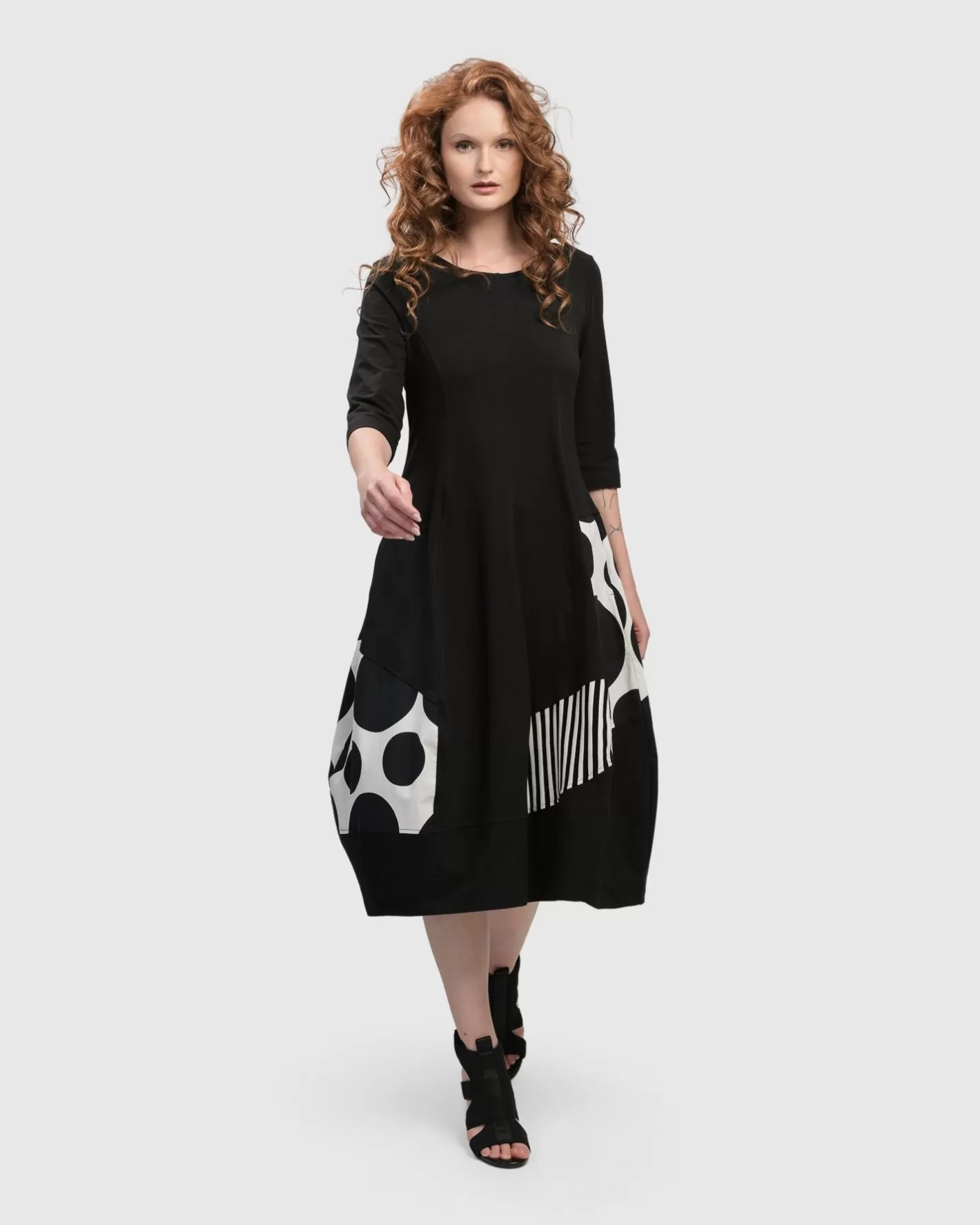 Urban Broadway Cocoon Dress, Mono | Alembika Shop