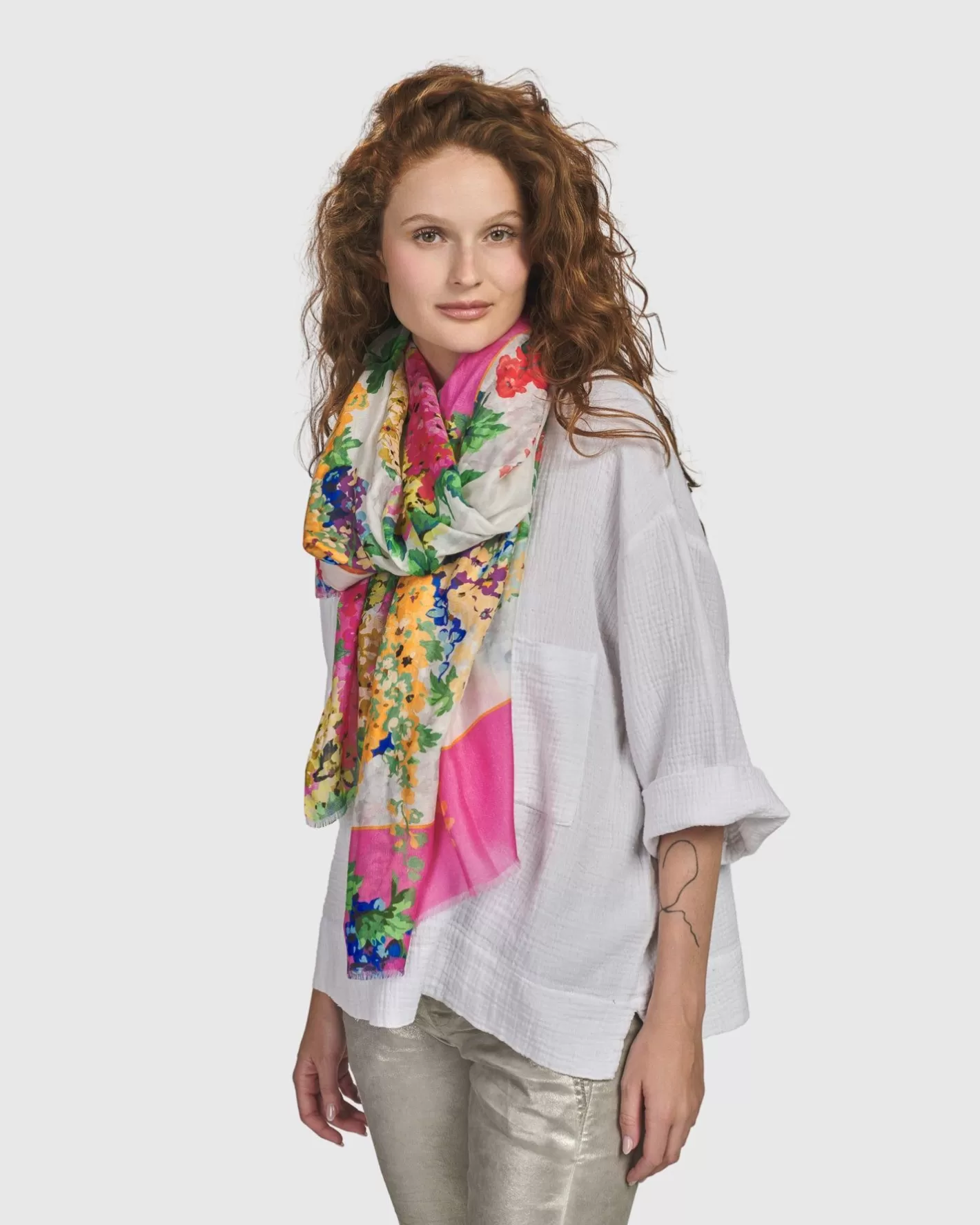 Wisteria Scarf, Lavender | Alembika New